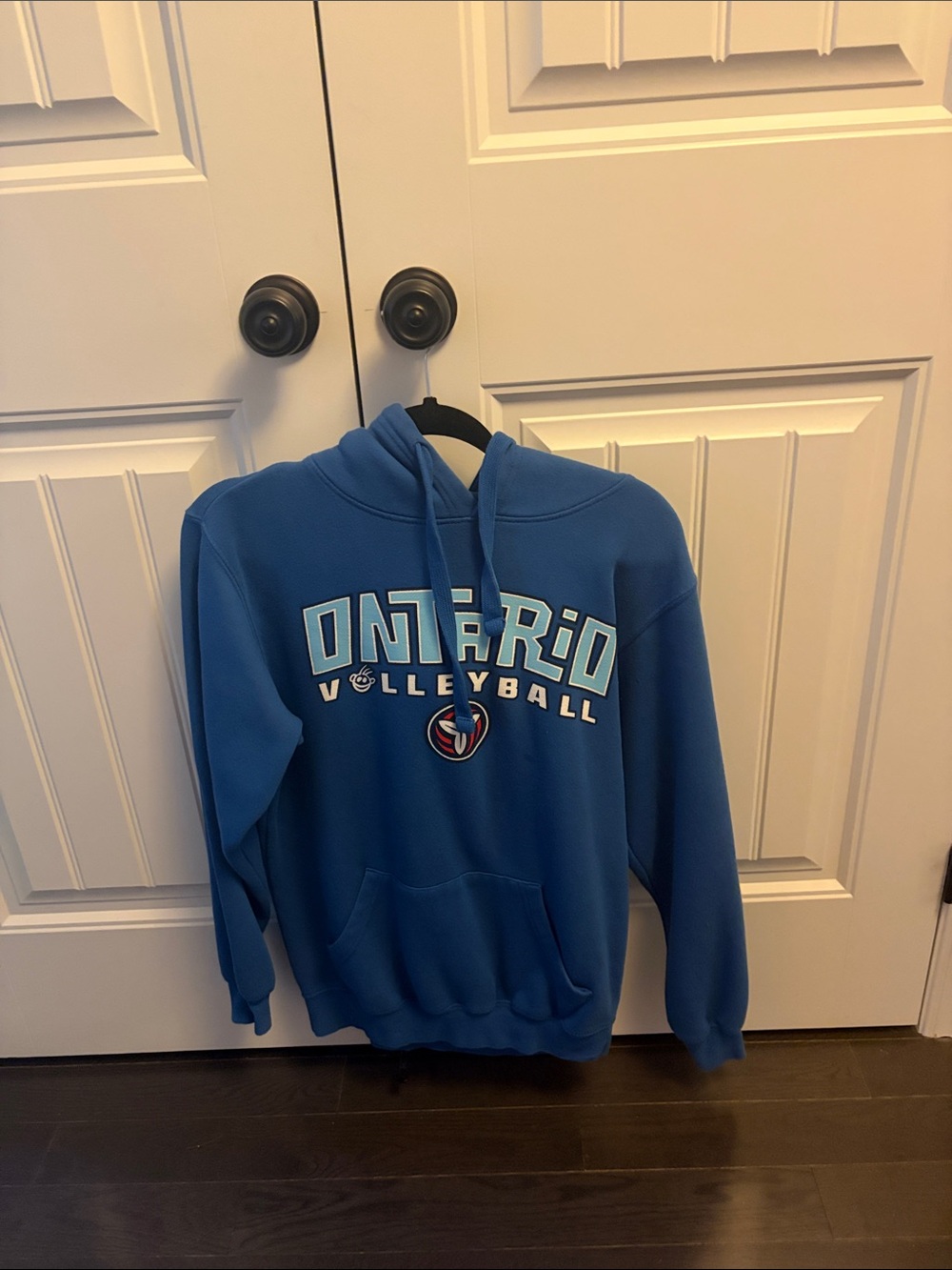 Blue Ontario Volleyball Pullover Hoodie - Men's
